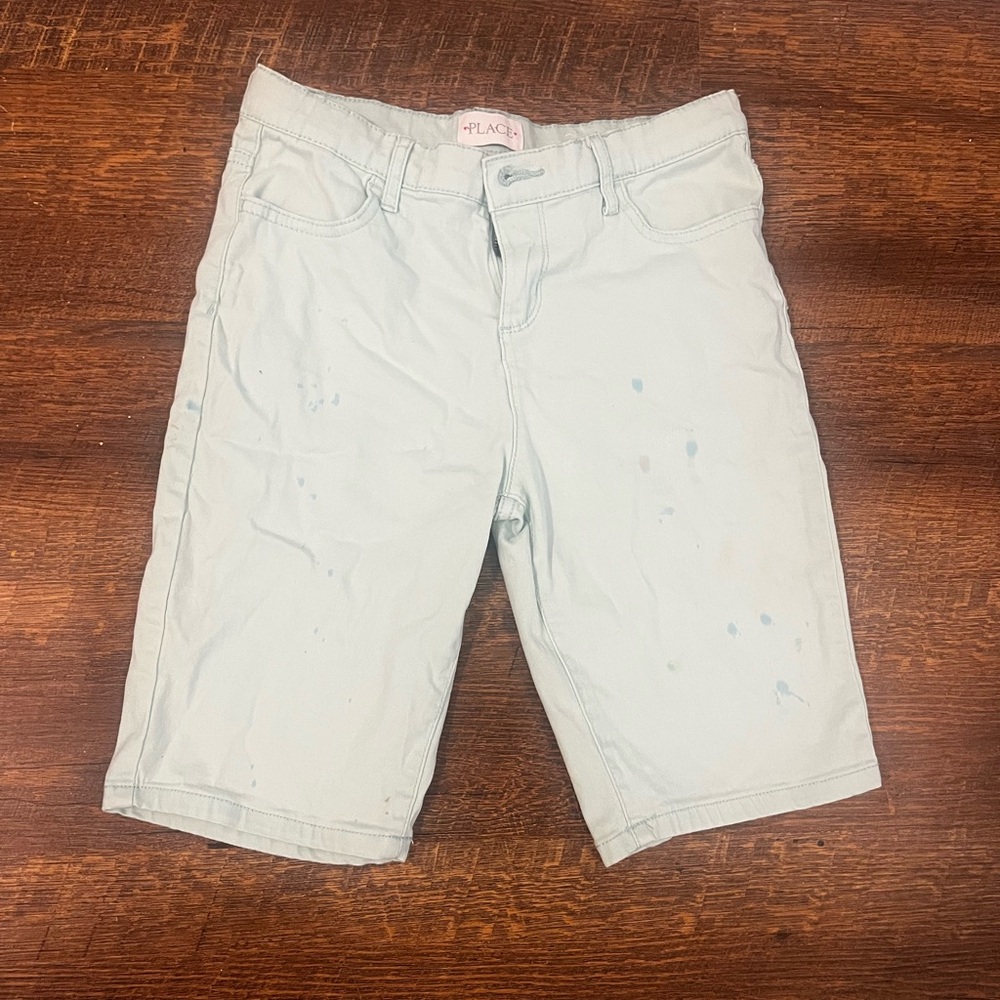 Girls Light Blue Shorts